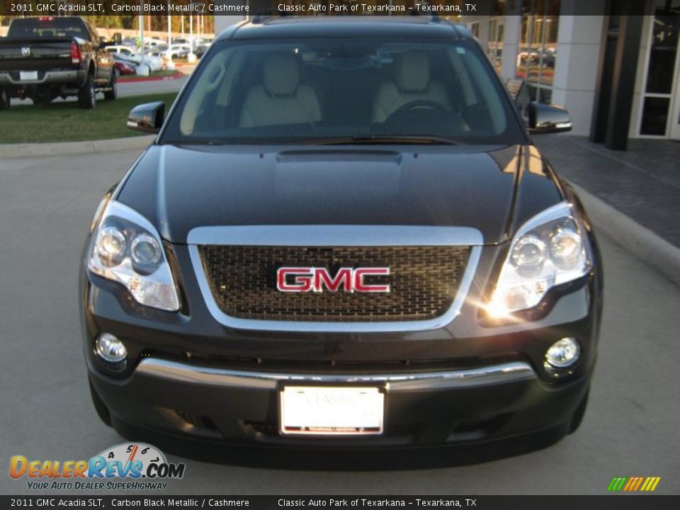 2011 GMC Acadia SLT Carbon Black Metallic / Cashmere Photo #8