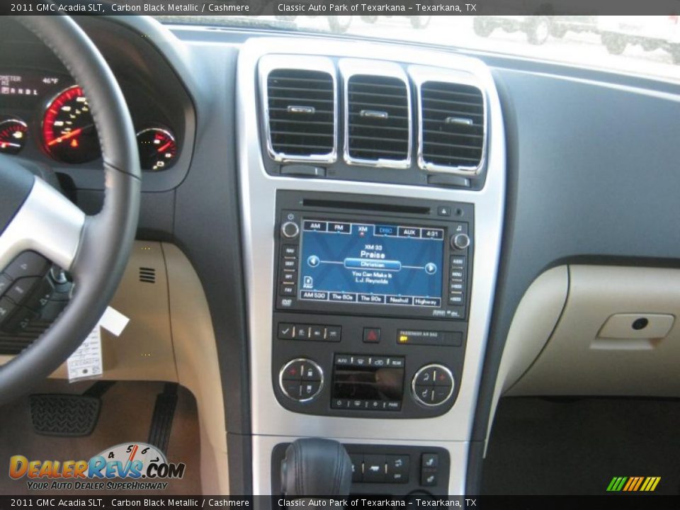 2011 GMC Acadia SLT Carbon Black Metallic / Cashmere Photo #9