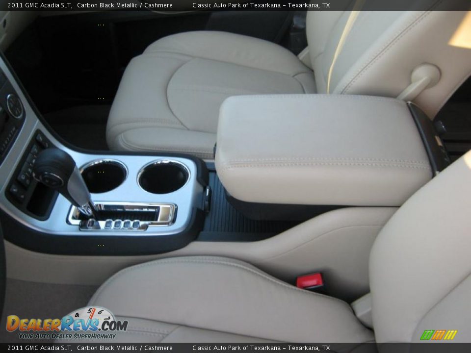 2011 GMC Acadia SLT Carbon Black Metallic / Cashmere Photo #12
