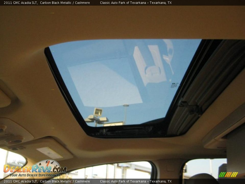 2011 GMC Acadia SLT Carbon Black Metallic / Cashmere Photo #13