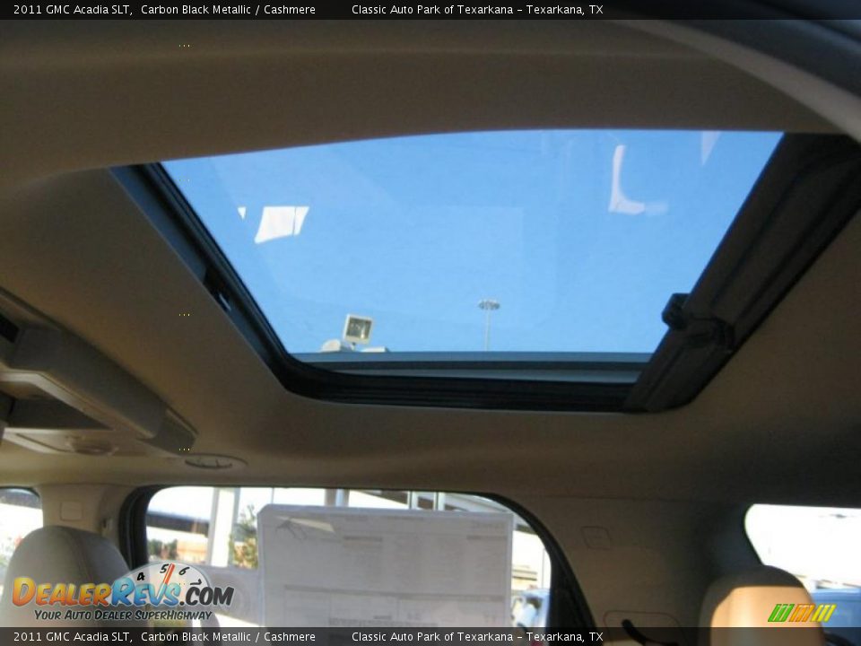 2011 GMC Acadia SLT Carbon Black Metallic / Cashmere Photo #14