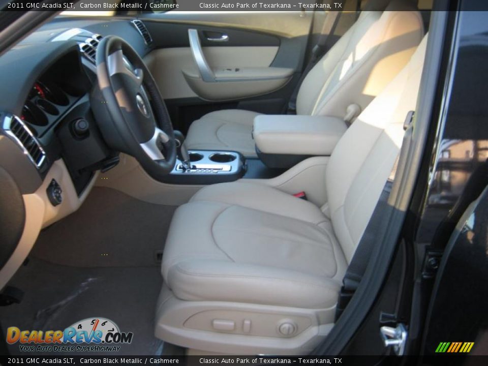 2011 GMC Acadia SLT Carbon Black Metallic / Cashmere Photo #17