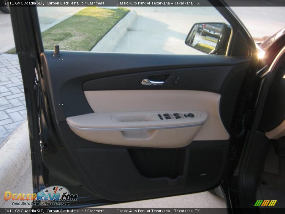 2011 GMC Acadia SLT Carbon Black Metallic / Cashmere Photo #21