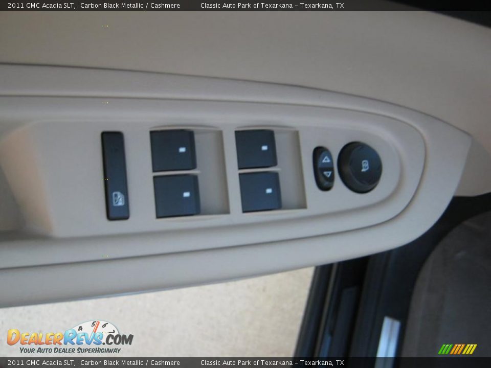2011 GMC Acadia SLT Carbon Black Metallic / Cashmere Photo #22