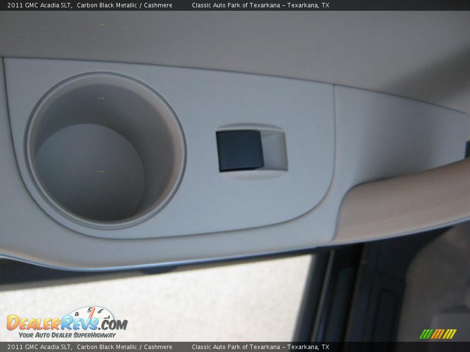 2011 GMC Acadia SLT Carbon Black Metallic / Cashmere Photo #24