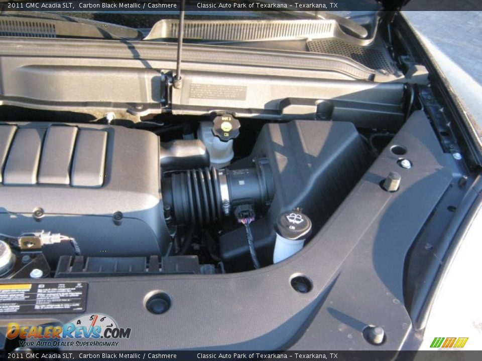 2011 GMC Acadia SLT Carbon Black Metallic / Cashmere Photo #29