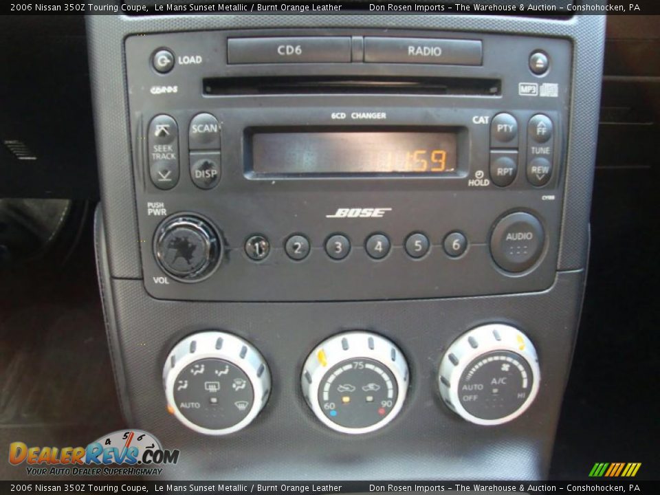 Controls of 2006 Nissan 350Z Touring Coupe Photo #35