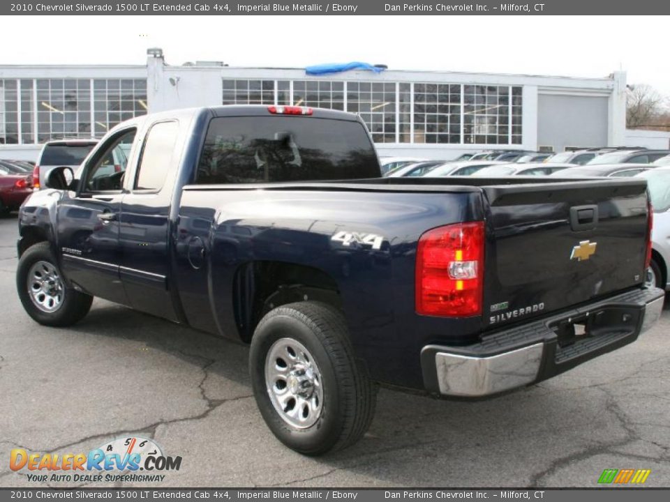 Imperial Blue Metallic 2010 Chevrolet Silverado 1500 LT Extended Cab 4x4 Photo #8