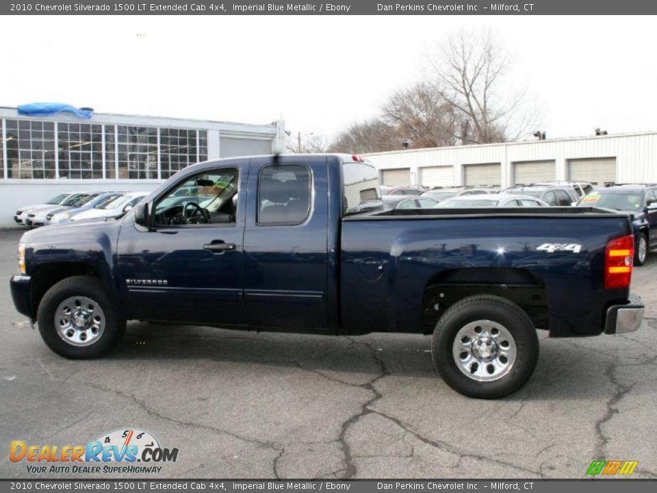 Imperial Blue Metallic 2010 Chevrolet Silverado 1500 LT Extended Cab 4x4 Photo #9