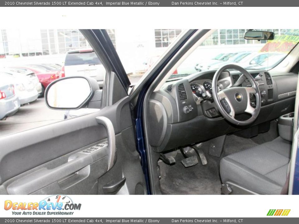 2010 Chevrolet Silverado 1500 LT Extended Cab 4x4 Imperial Blue Metallic / Ebony Photo #10