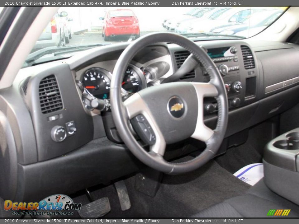 2010 Chevrolet Silverado 1500 LT Extended Cab 4x4 Imperial Blue Metallic / Ebony Photo #11