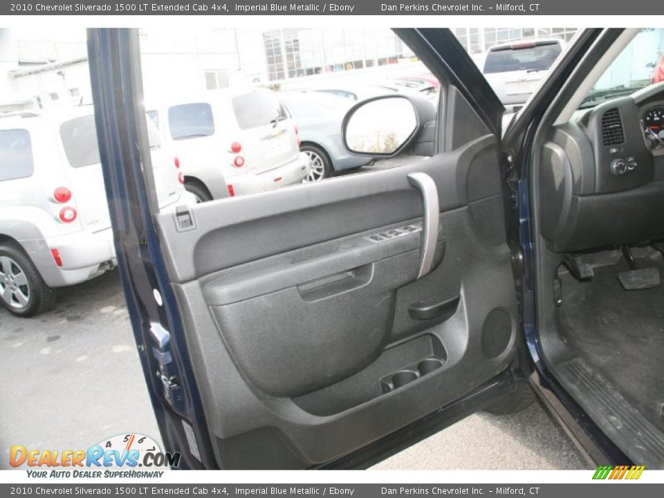 2010 Chevrolet Silverado 1500 LT Extended Cab 4x4 Imperial Blue Metallic / Ebony Photo #14