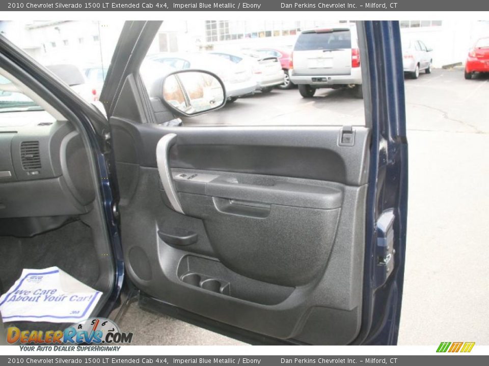 2010 Chevrolet Silverado 1500 LT Extended Cab 4x4 Imperial Blue Metallic / Ebony Photo #15