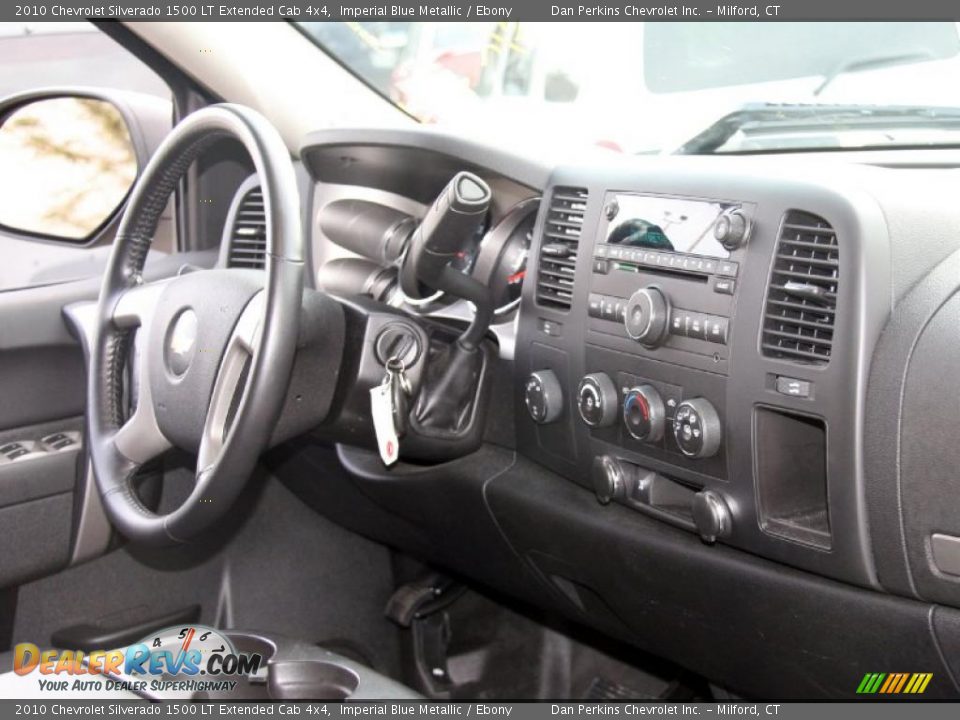 2010 Chevrolet Silverado 1500 LT Extended Cab 4x4 Imperial Blue Metallic / Ebony Photo #16