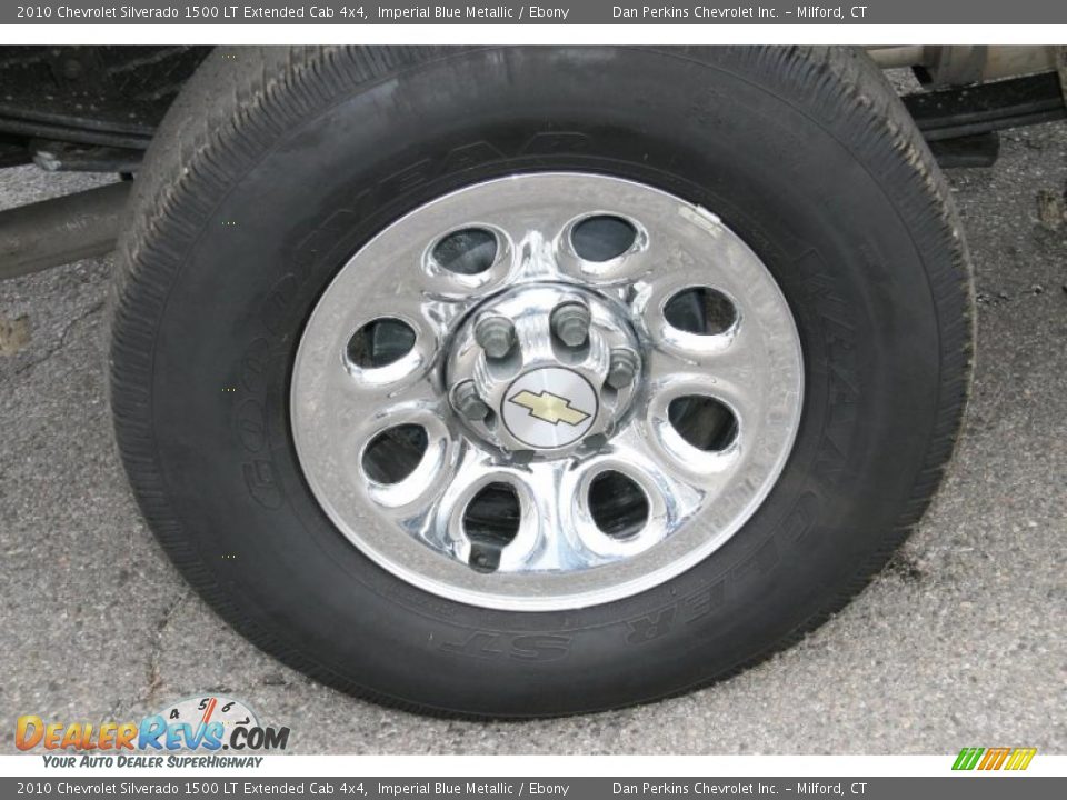 2010 Chevrolet Silverado 1500 LT Extended Cab 4x4 Imperial Blue Metallic / Ebony Photo #18