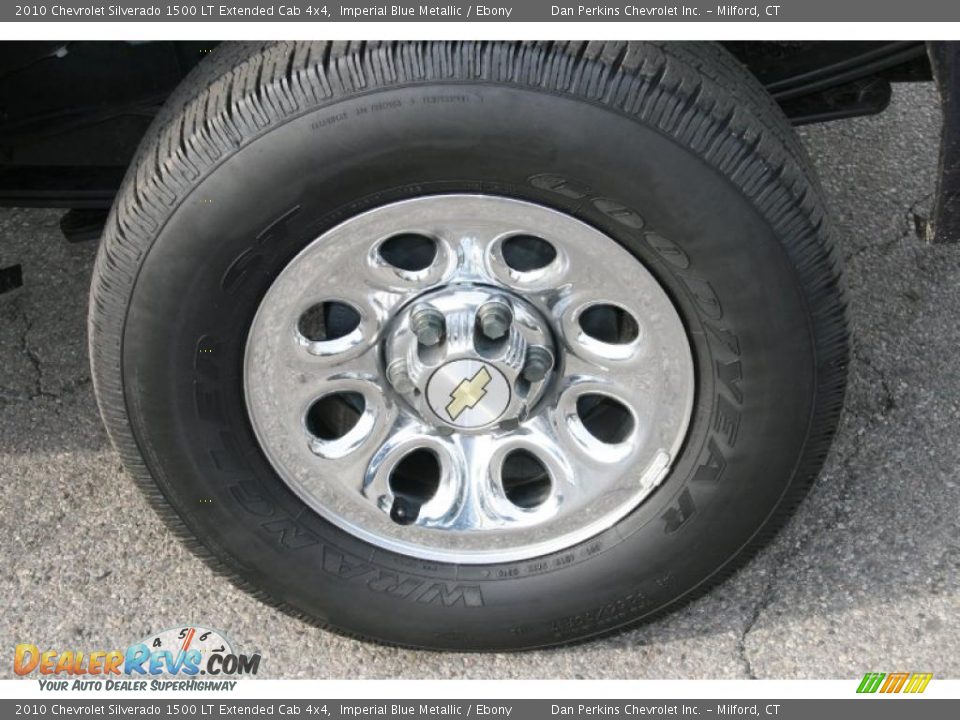 2010 Chevrolet Silverado 1500 LT Extended Cab 4x4 Imperial Blue Metallic / Ebony Photo #19