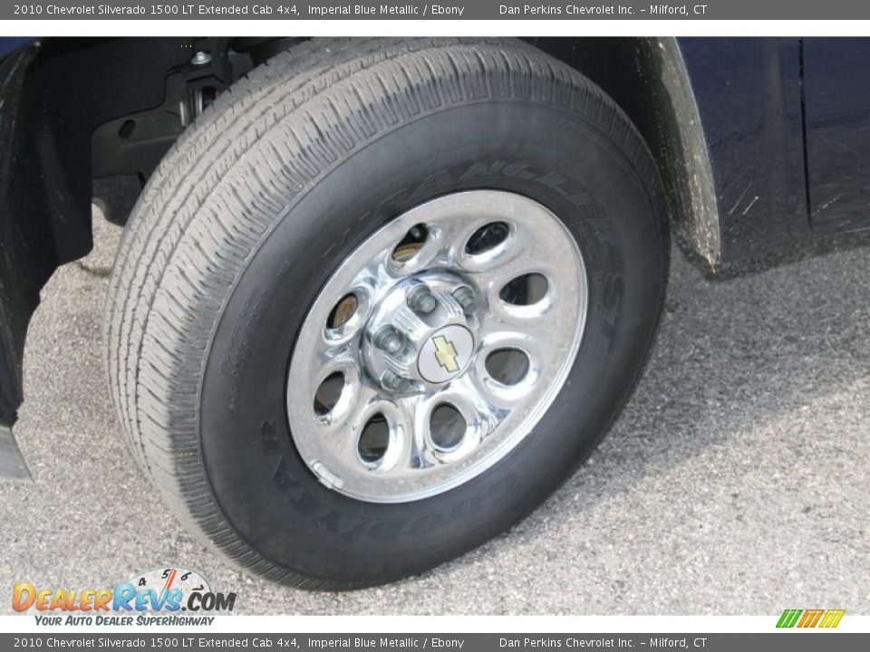 2010 Chevrolet Silverado 1500 LT Extended Cab 4x4 Imperial Blue Metallic / Ebony Photo #20