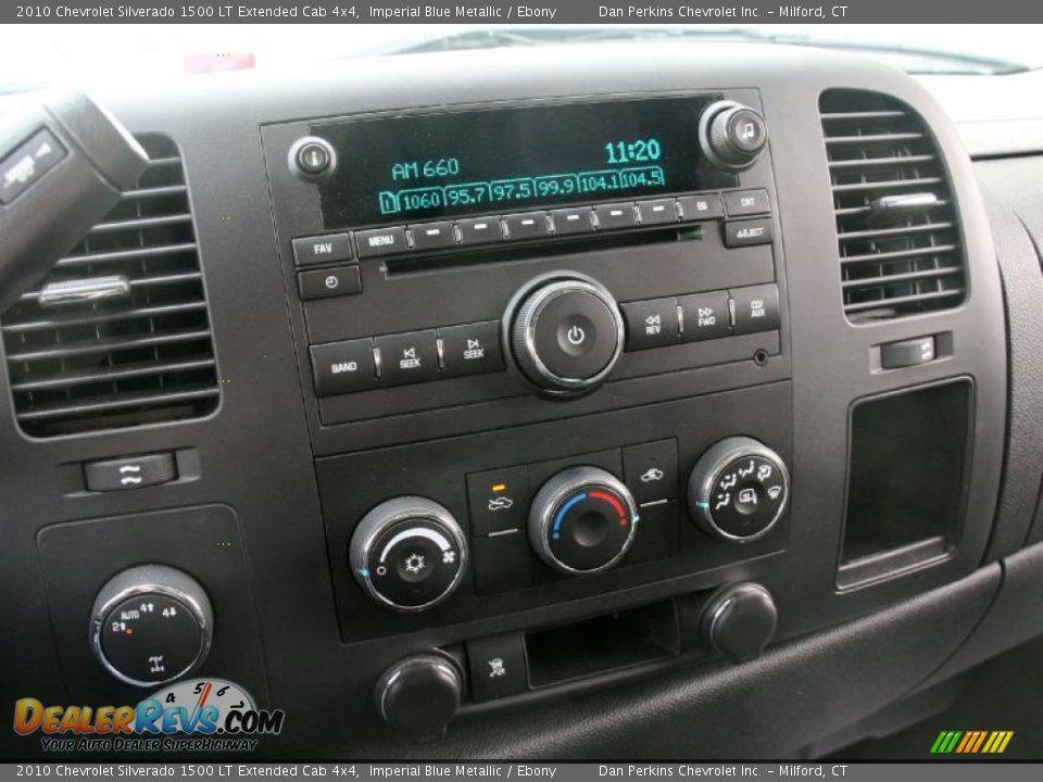 2010 Chevrolet Silverado 1500 LT Extended Cab 4x4 Imperial Blue Metallic / Ebony Photo #21