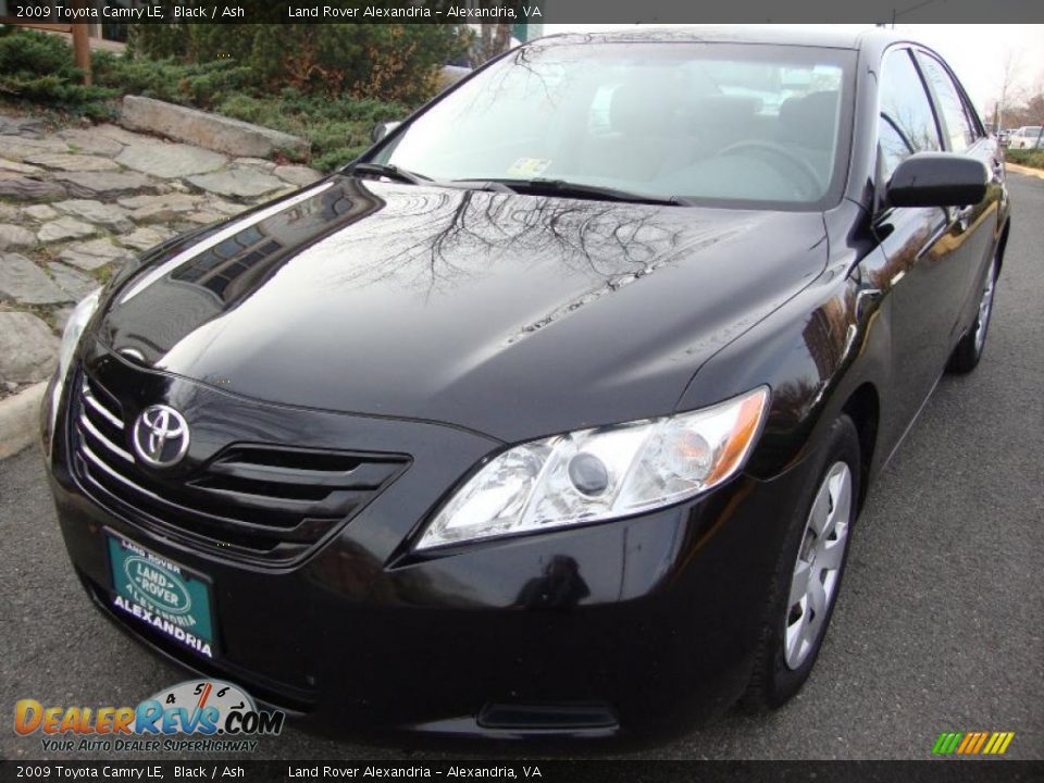 2009 Toyota Camry LE Black / Ash Photo #1