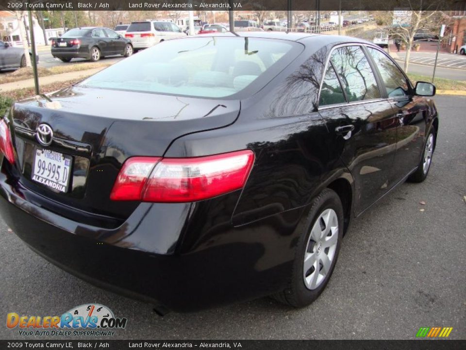 2009 Toyota Camry LE Black / Ash Photo #6
