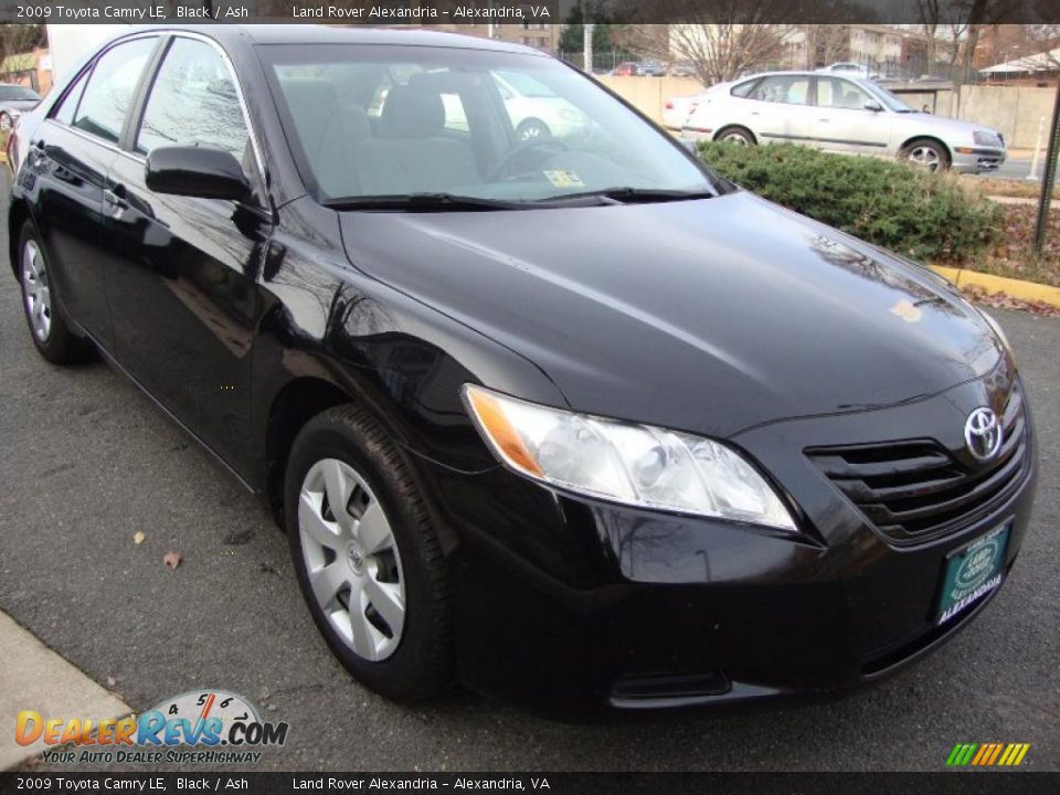 2009 Toyota Camry LE Black / Ash Photo #7