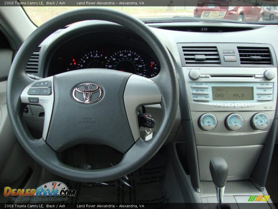 2009 Toyota Camry LE Black / Ash Photo #12