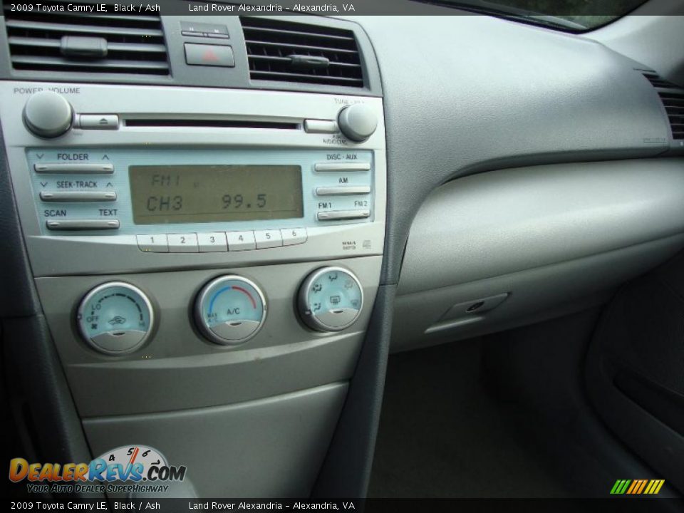 2009 Toyota Camry LE Black / Ash Photo #14