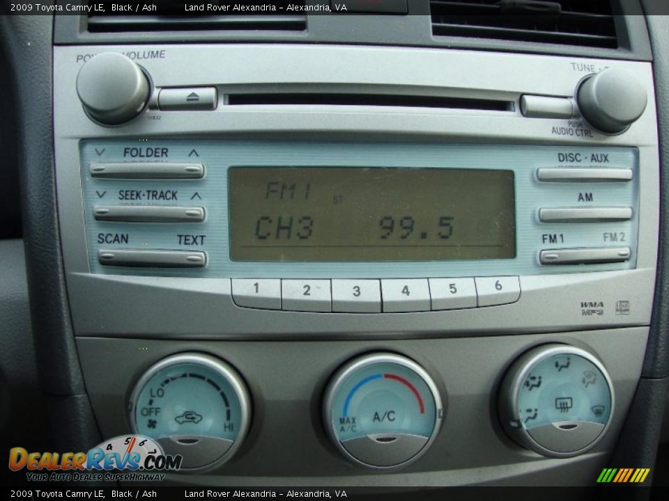 2009 Toyota Camry LE Black / Ash Photo #15