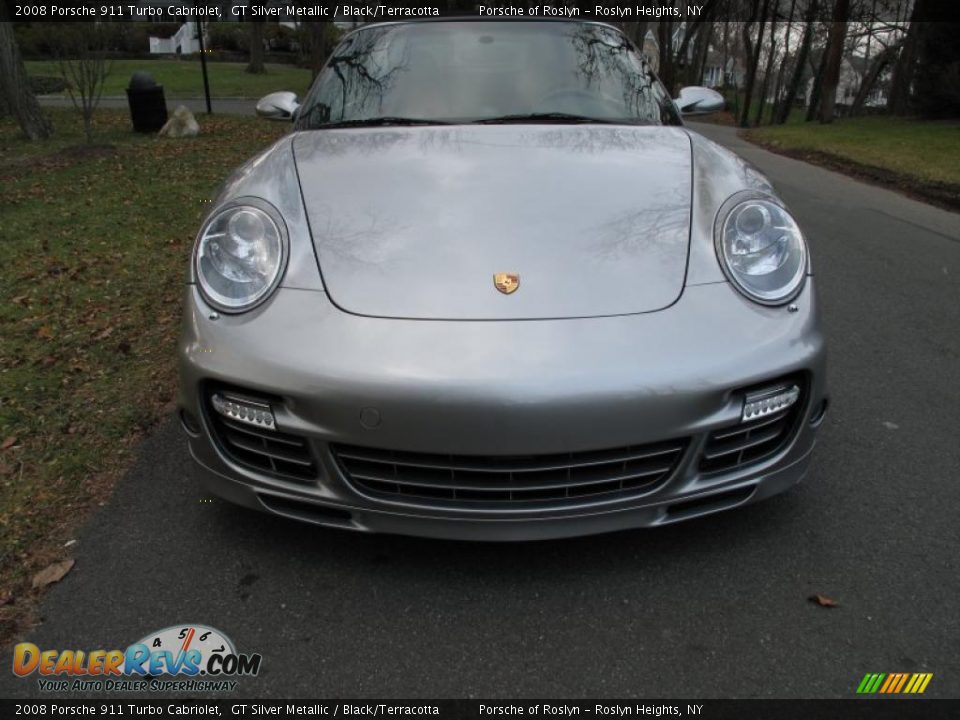 2008 Porsche 911 Turbo Cabriolet GT Silver Metallic / Black/Terracotta Photo #2