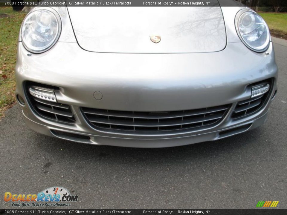 2008 Porsche 911 Turbo Cabriolet GT Silver Metallic / Black/Terracotta Photo #8