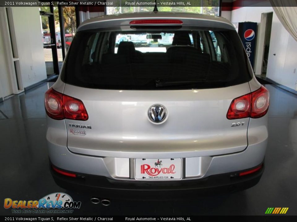2011 Volkswagen Tiguan S Reflex Silver Metallic / Charcoal Photo #3