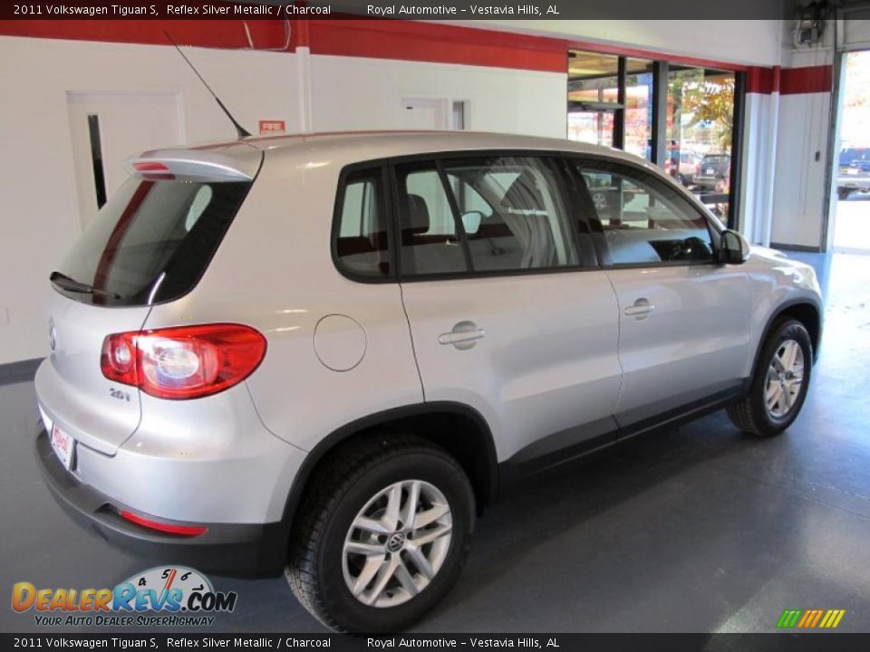 2011 Volkswagen Tiguan S Reflex Silver Metallic / Charcoal Photo #4