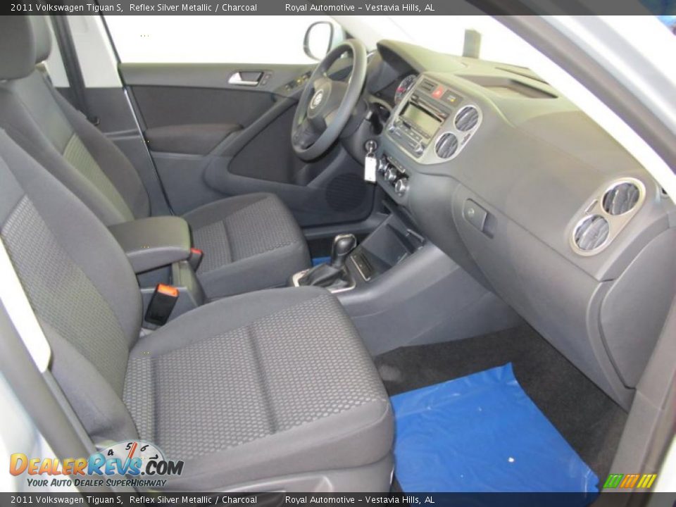 2011 Volkswagen Tiguan S Reflex Silver Metallic / Charcoal Photo #10