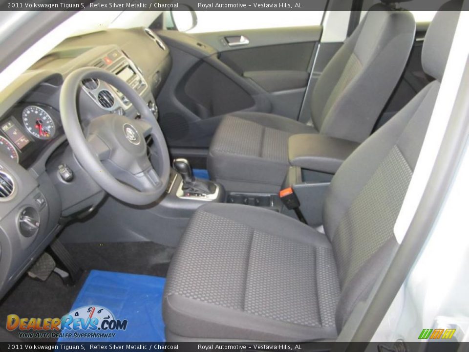 2011 Volkswagen Tiguan S Reflex Silver Metallic / Charcoal Photo #13