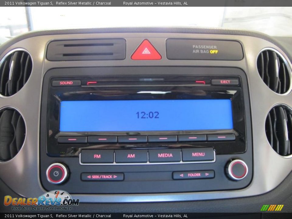 2011 Volkswagen Tiguan S Reflex Silver Metallic / Charcoal Photo #15