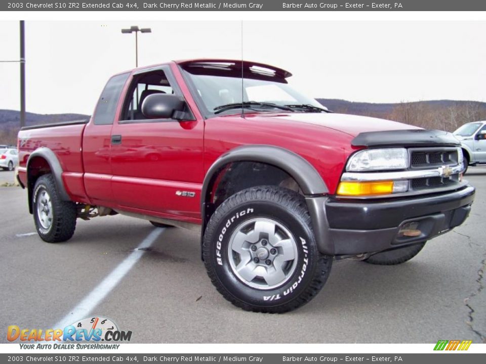 Dark Cherry Red Metallic 2003 Chevrolet S10 ZR2 Extended Cab 4x4 Photo #19