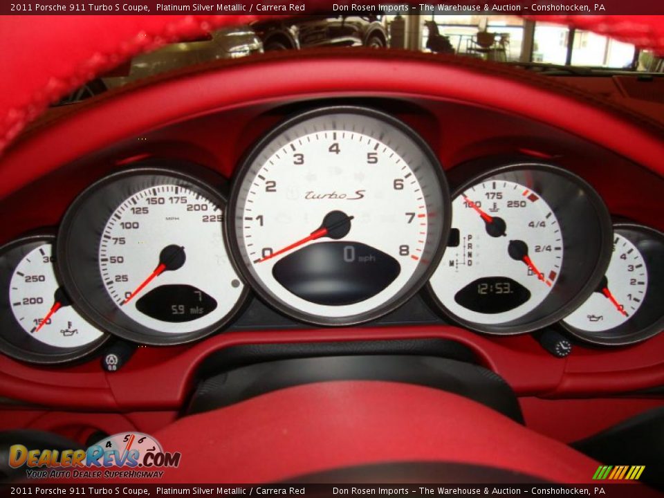 2011 Porsche 911 Turbo S Coupe Gauges Photo #28