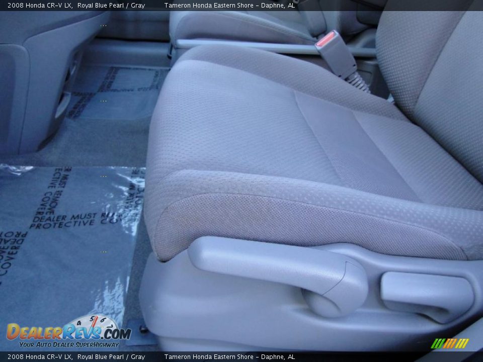 2008 Honda CR-V LX Royal Blue Pearl / Gray Photo #13