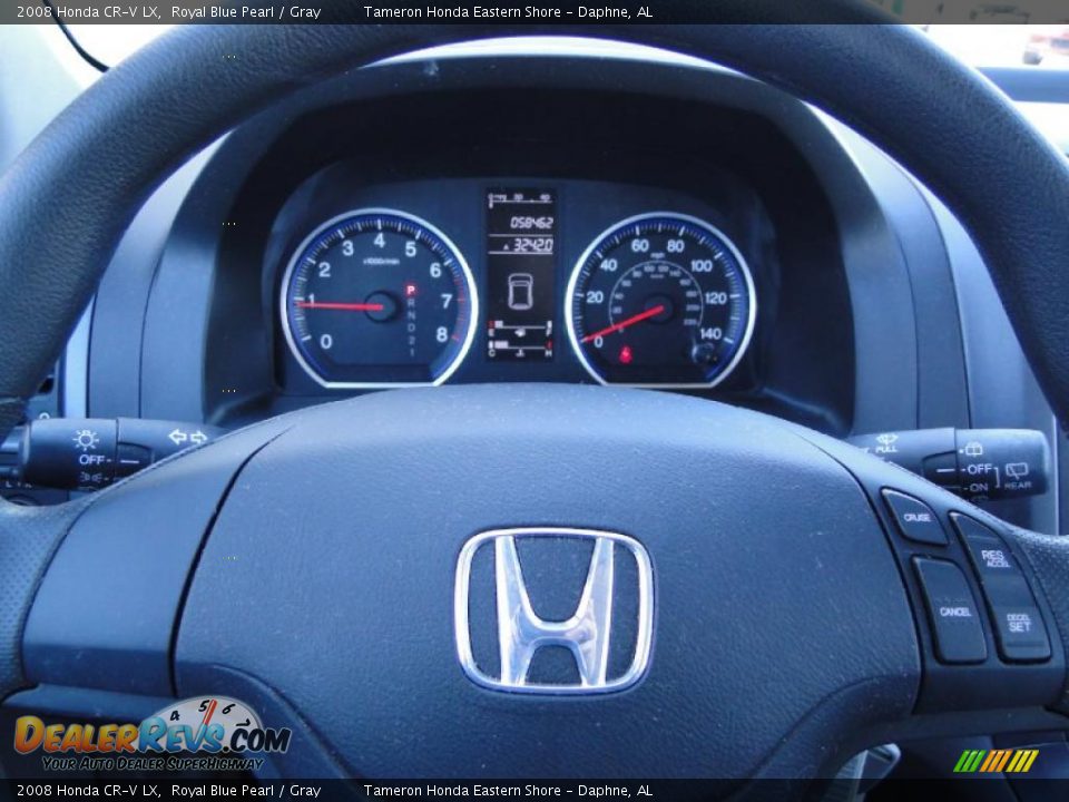 2008 Honda CR-V LX Steering Wheel Photo #16