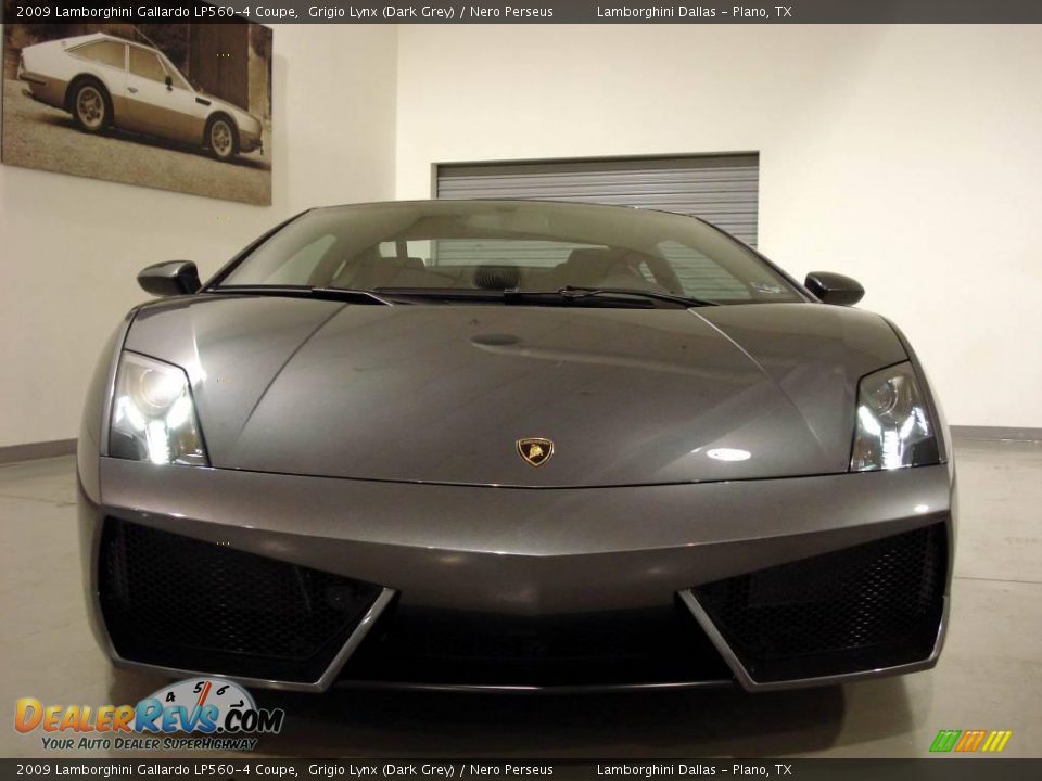 2009 Lamborghini Gallardo LP560-4 Coupe Grigio Lynx (Dark Grey) / Nero Perseus Photo #4