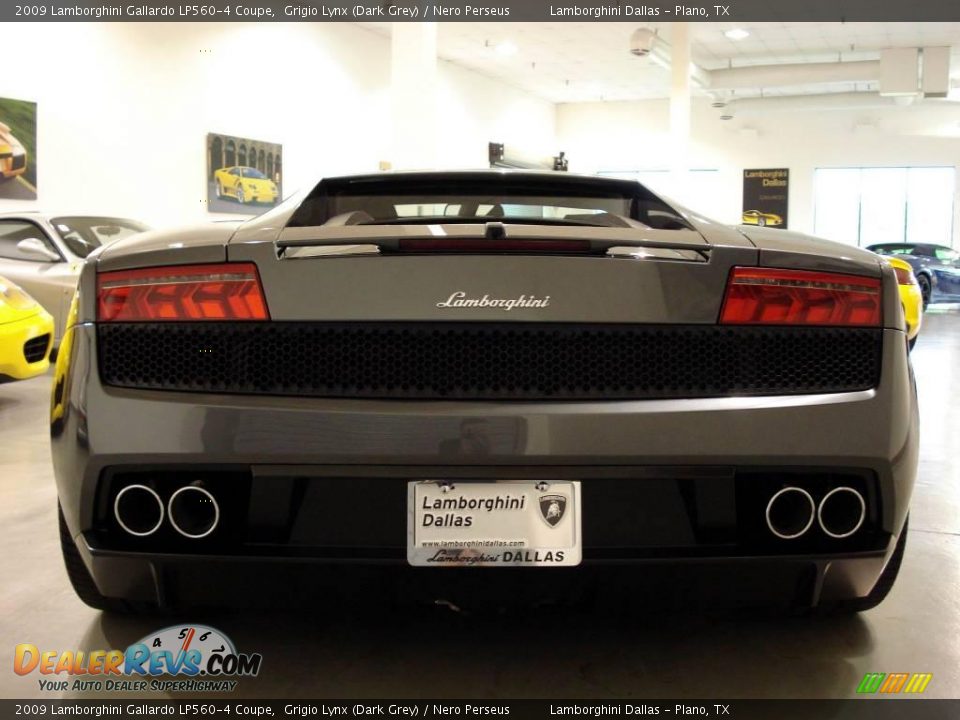 2009 Lamborghini Gallardo LP560-4 Coupe Grigio Lynx (Dark Grey) / Nero Perseus Photo #16