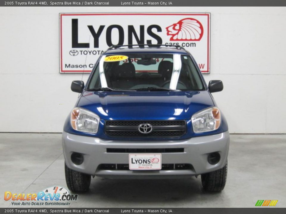 2005 Toyota RAV4 4WD Spectra Blue Mica / Dark Charcoal Photo #4