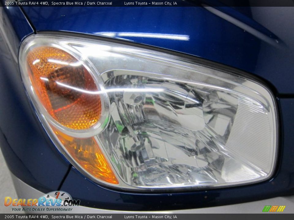 2005 Toyota RAV4 4WD Spectra Blue Mica / Dark Charcoal Photo #17
