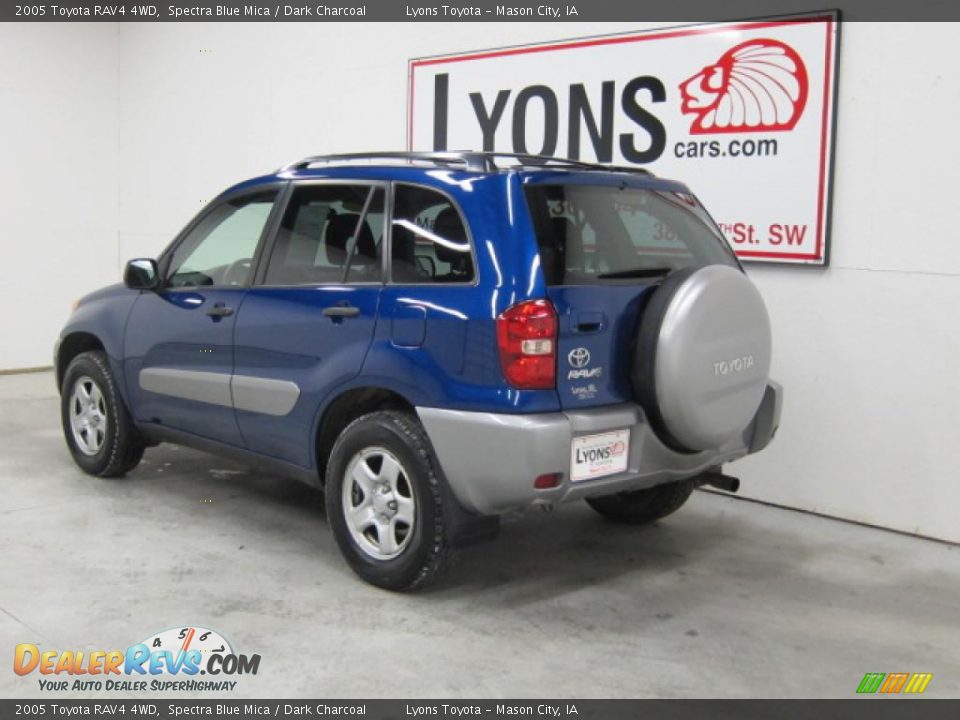 2005 Toyota RAV4 4WD Spectra Blue Mica / Dark Charcoal Photo #21