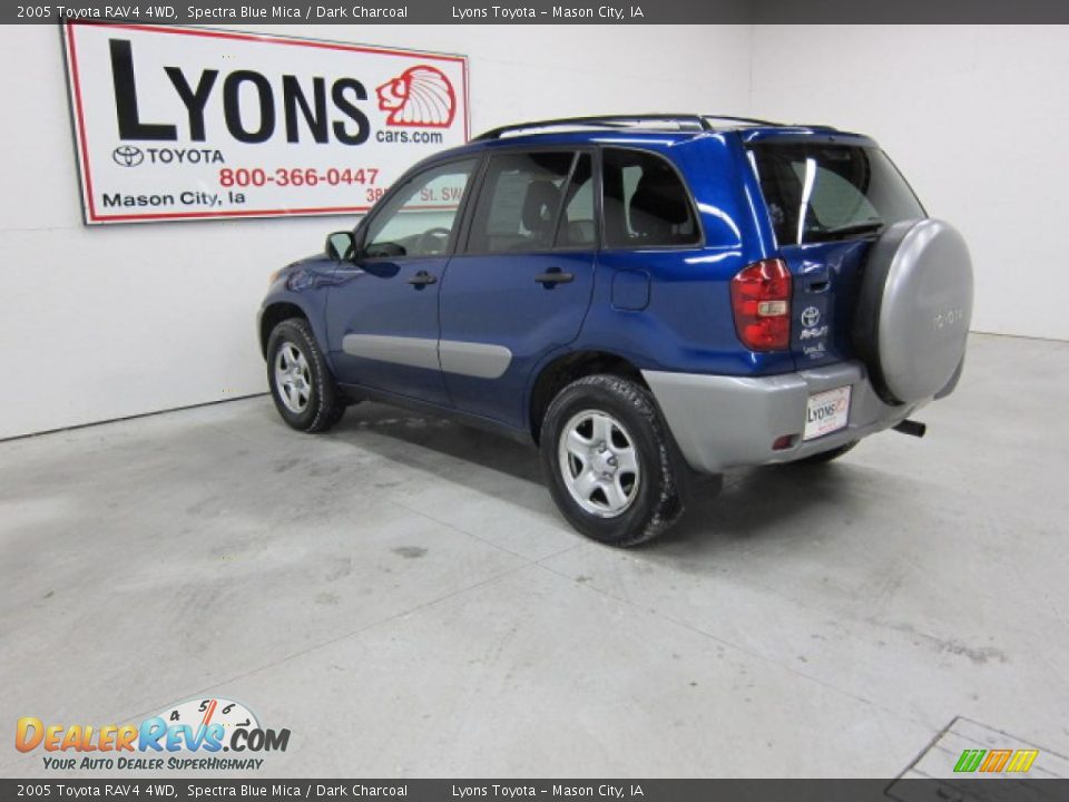 2005 Toyota RAV4 4WD Spectra Blue Mica / Dark Charcoal Photo #29