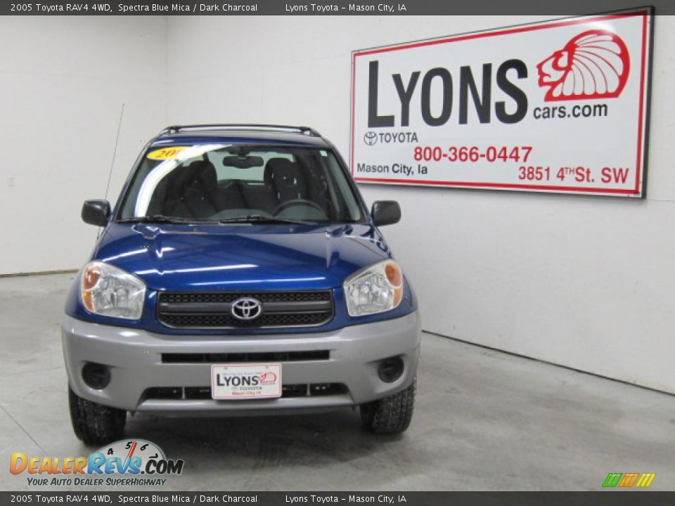 2005 Toyota RAV4 4WD Spectra Blue Mica / Dark Charcoal Photo #32