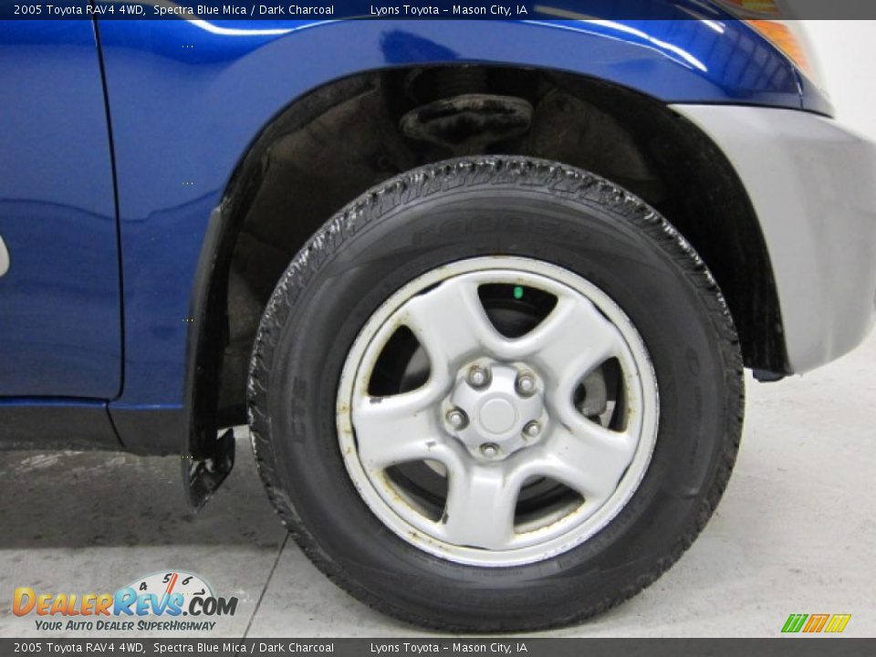 2005 Toyota RAV4 4WD Spectra Blue Mica / Dark Charcoal Photo #39