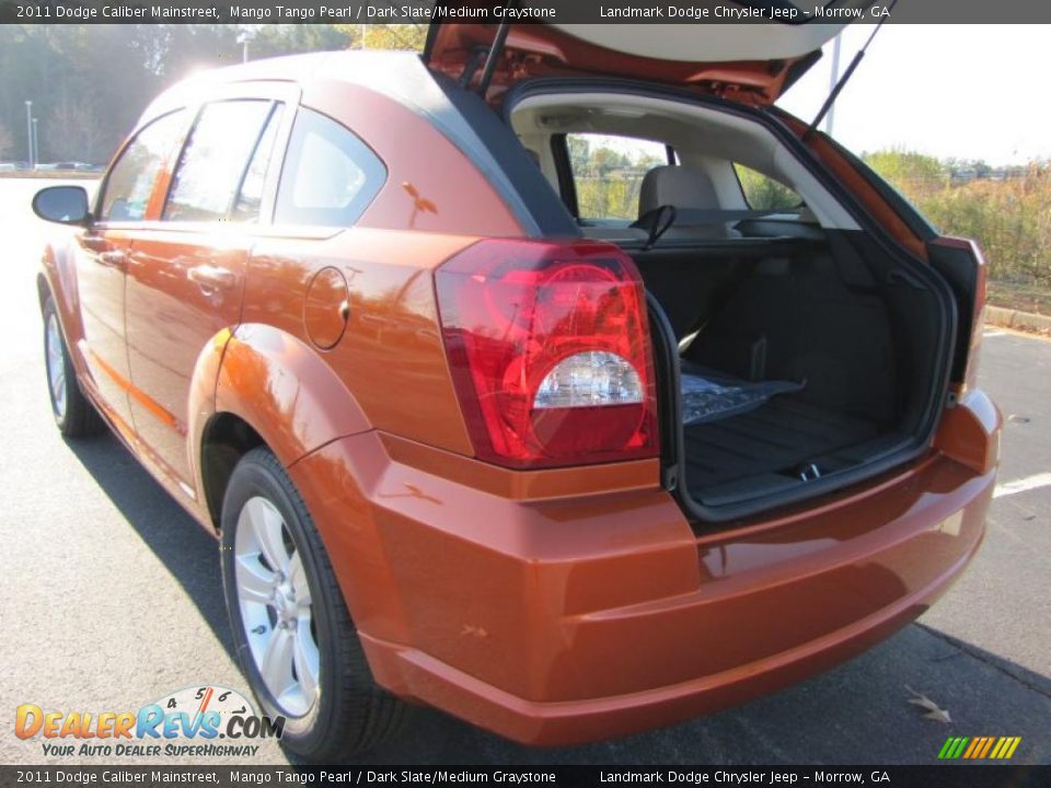 2011 Dodge Caliber Mainstreet Mango Tango Pearl / Dark Slate/Medium Graystone Photo #8