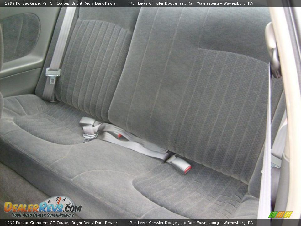 1999 Pontiac Grand Am GT Coupe Bright Red / Dark Pewter Photo #13