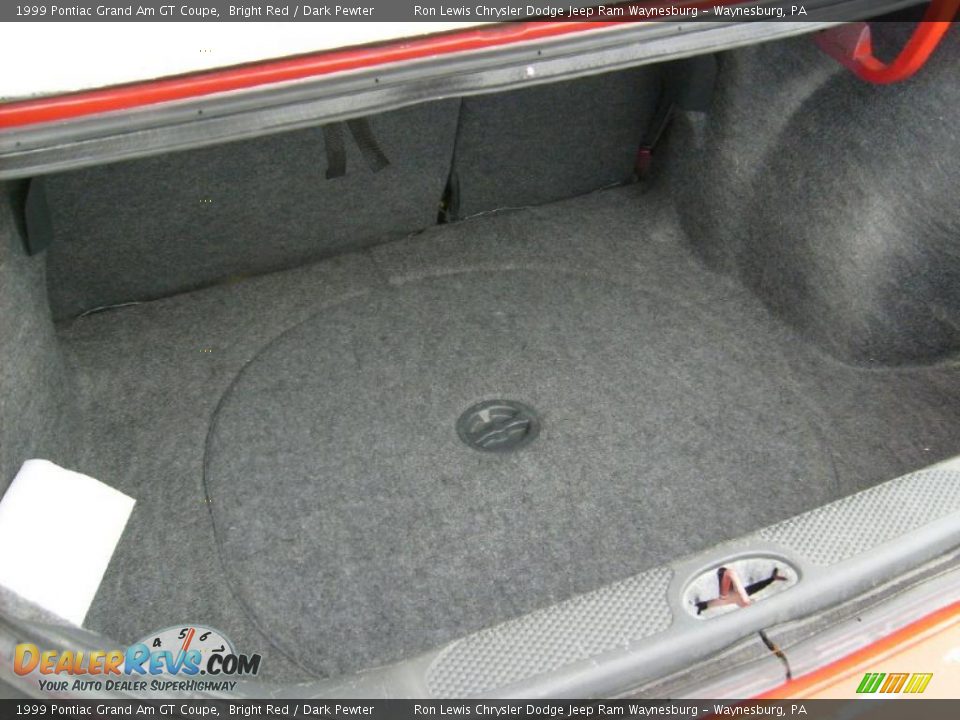 1999 Pontiac Grand Am GT Coupe Trunk Photo #14